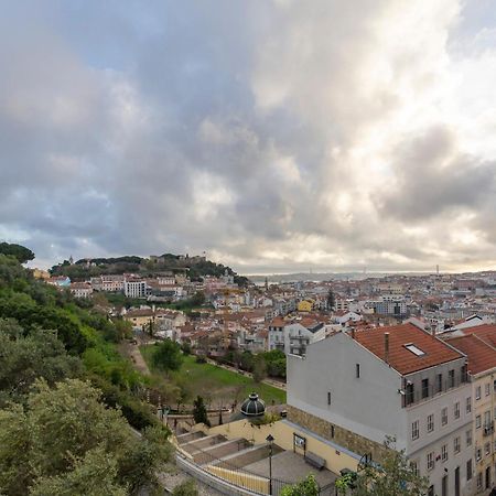 Magnificent flat with spectacular views in Graça Lisboa Exterior foto