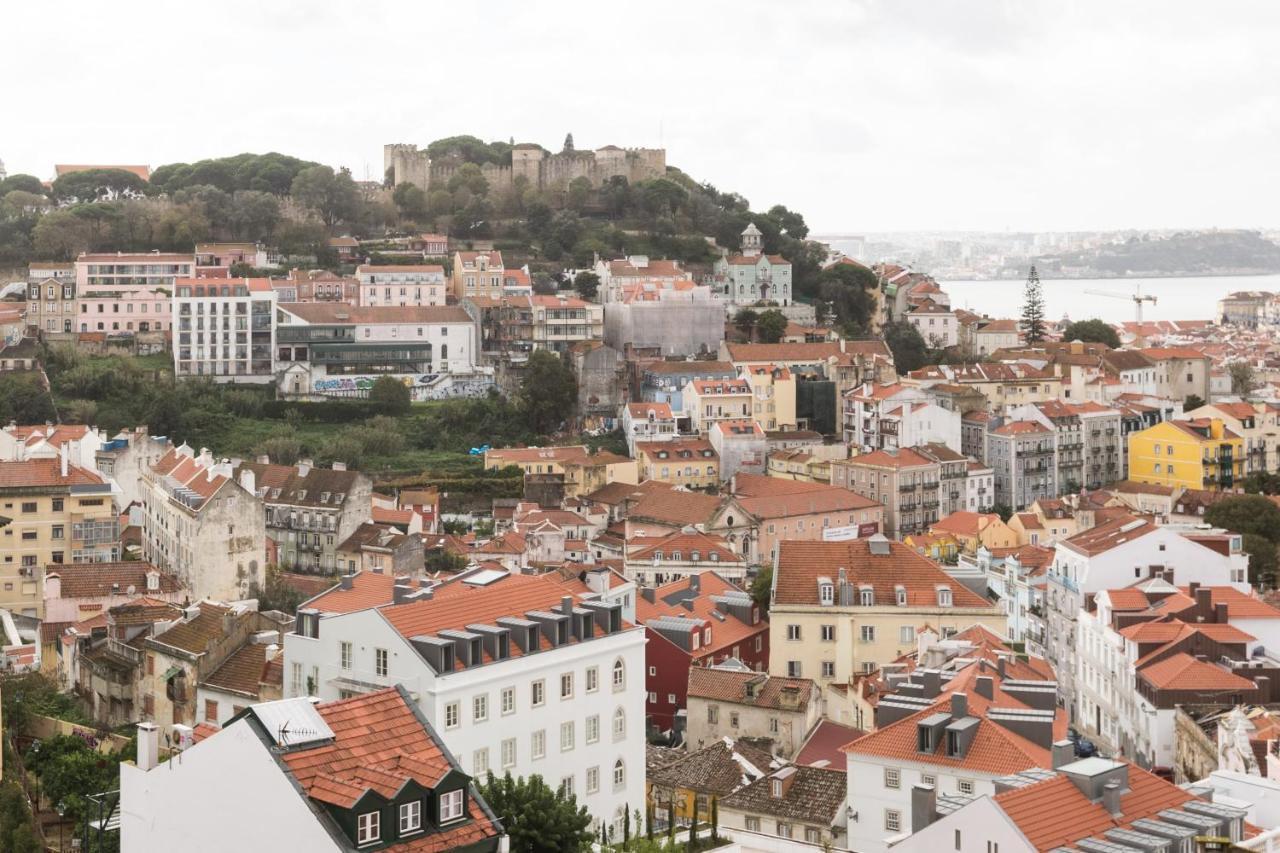Magnificent flat with spectacular views in Graça Lisboa Exterior foto
